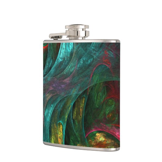 Genesis Nova Abstracte Art Heupfles (Links)