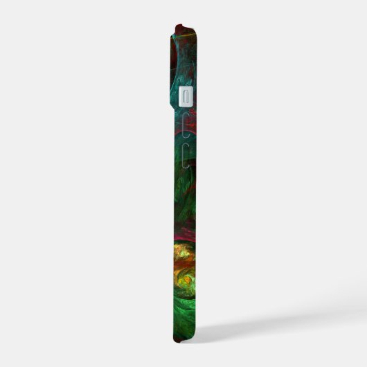 Genesis Nova Abstracte Art iPhone 15 Case (Linkerkant)