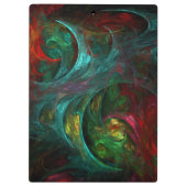 Genesis Nova Abstracte Art Klembord (Achterkant)