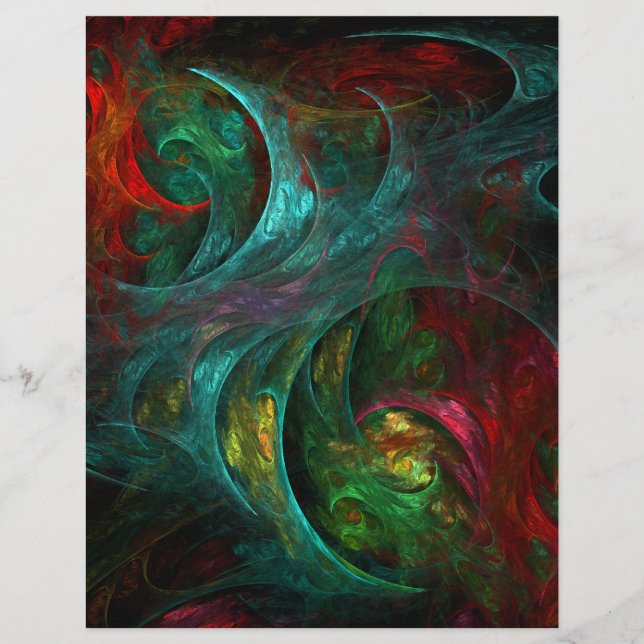 Genesis Nova Abstracte Art Letterhead (Voorkant)