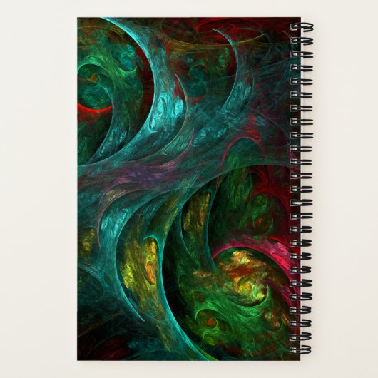 Genesis Nova Abstracte Art Notitieboek (Achterkant)