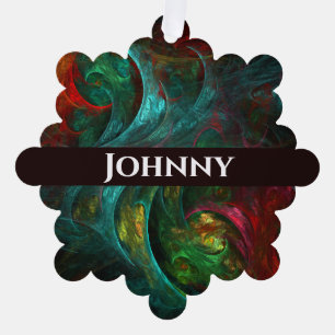 Genesis Nova Abstracte Art Ornament Kaart