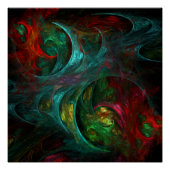 Genesis Nova Abstracte Art Perfect Poster (Voorkant)