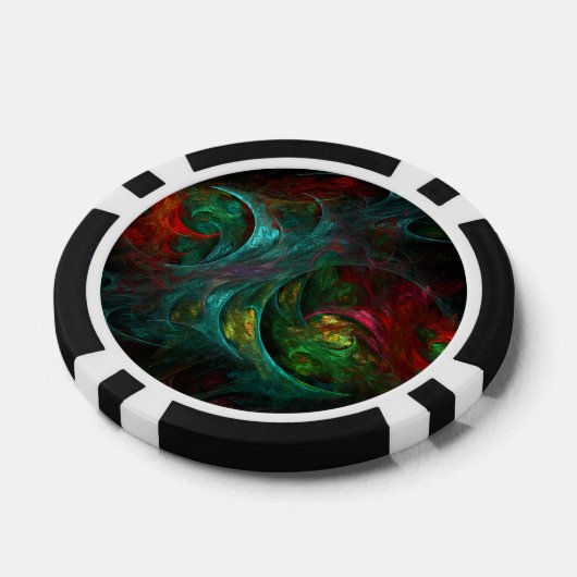 Genesis Nova Abstracte Art Poker Chips (Enkel)