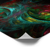 Genesis Nova Abstracte Art Poster (Hoek)