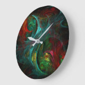 Genesis Nova Abstracte Art Round Grote Klok (Hoek)