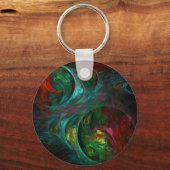 Genesis Nova Abstracte Art Sleutelhanger (Voorkant)