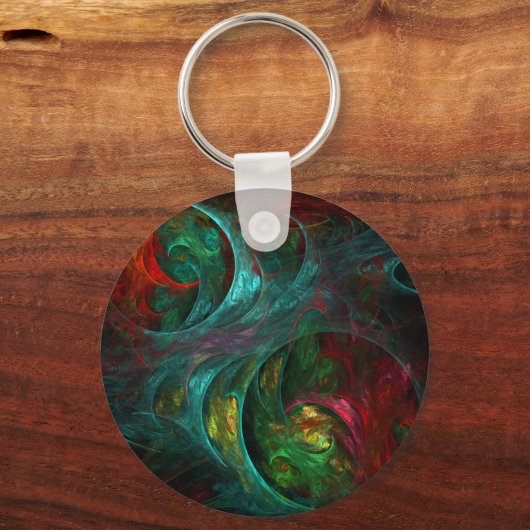 Genesis Nova Abstracte Art Sleutelhanger (Voorkant)