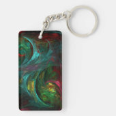 Genesis Nova Abstracte Art Sleutelhanger (achterkant)