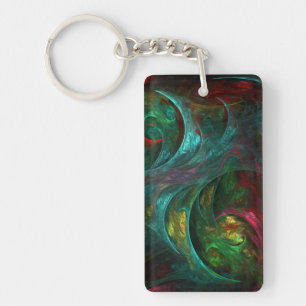 Genesis Nova Abstracte Art Sleutelhanger