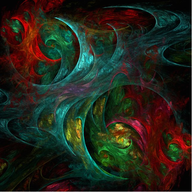 Genesis Nova Abstracte Art Staand Fotobeeldje (Voorkant)