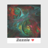 Genesis Nova Abstracte Art Sticker (Vel)