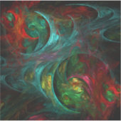 Genesis Nova Abstracte Art Sticker (Voorkant)