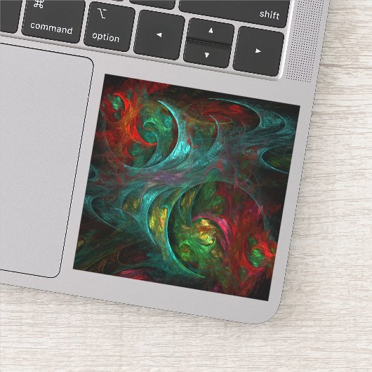 Genesis Nova Abstracte Art Sticker (Detail)