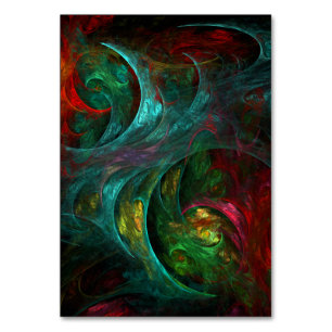 Genesis Nova Abstracte Art-tabelkaart Kaart
