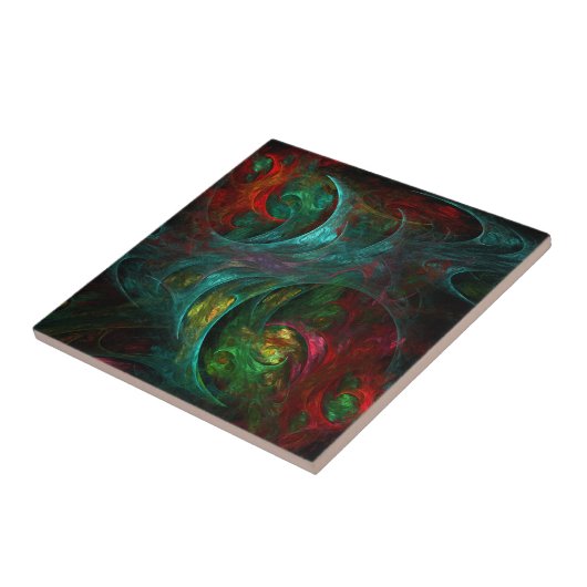 Genesis Nova Abstracte Art Tile Tegeltje (Zijkant)