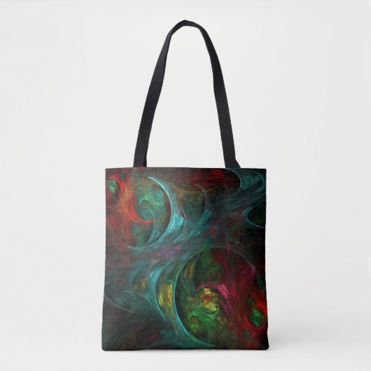 Genesis Nova Abstracte Art Tote Bag (Voorkant)