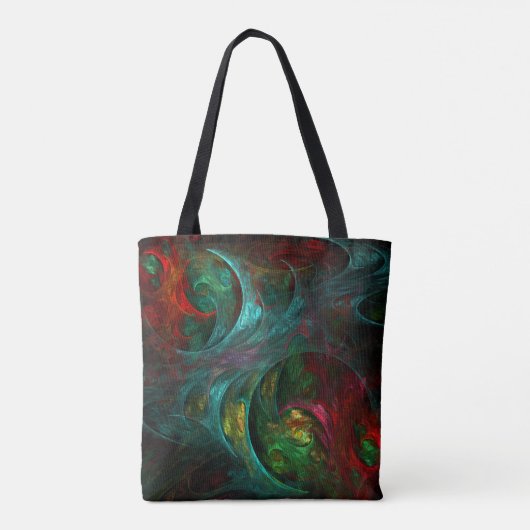Genesis Nova Abstracte Art Tote Bag (Achterkant)