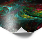 Genesis Nova Abstracte foto afdrukken (Hoek)