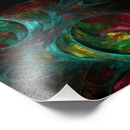 Genesis Nova Abstracte foto afdrukken (Hoek)