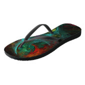 Genesis Nova Abstracte Kunst Teenslippers (Schuin)