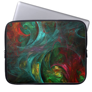 Genesis Nova Abstracte kunstlaptophoes Laptop Sleeve