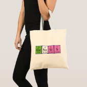 Genesis periodieke lijstnaam canvas tas (Voorkant (product))