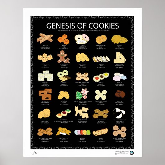 GENESIS VAN COOKIES, DARK, 16 X20" POSTER (Voorkant)