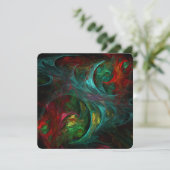 Genesis van Kleur Levend Fractal Universum Kaart (Staand voorkant)