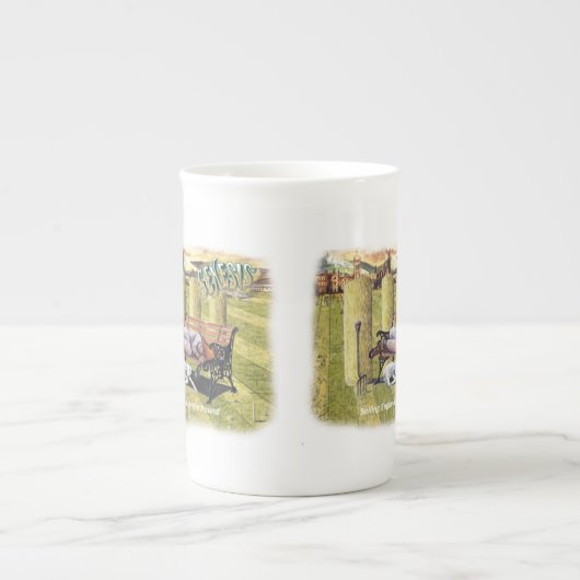 Genesis Verkoopt Engeland door Pond Porselein Kop (Voorkant)