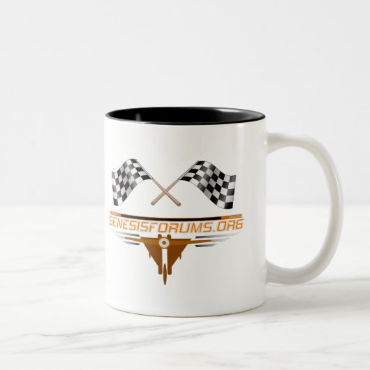 Genesisforums.org Coffee Cup Tweekleurige Koffiemok (Rechts)