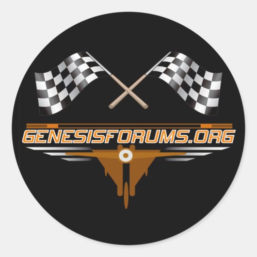 Genesisforums.org Sticker (Voorkant)