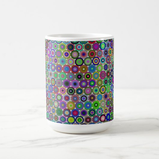 Geneste cirkels 15oz Mok (Center)