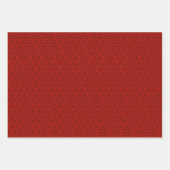 Geneste hexagons die papier met onmiddellijke vull inpakpapier vel (Voorkant)