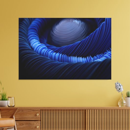 Geneste lussen canvas afdruk (Insitu (Woonkamer))