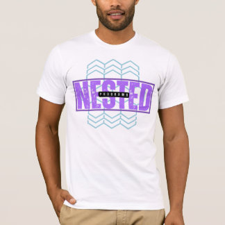 Geneste programma's in mainframe-programmering t-shirt