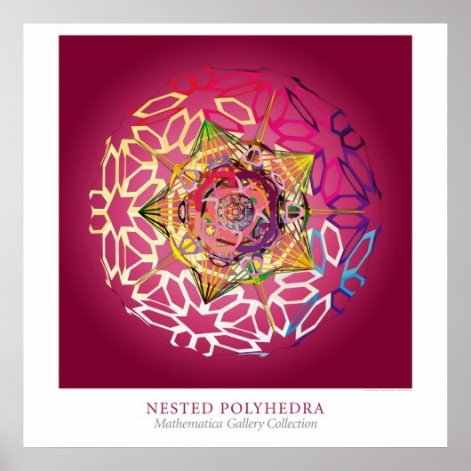 Geneste veelvlakken poster (Voorkant)