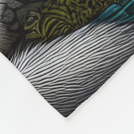 Genesteld door een zachte rivier een inheemse Indi Fleece Deken (Hoek)