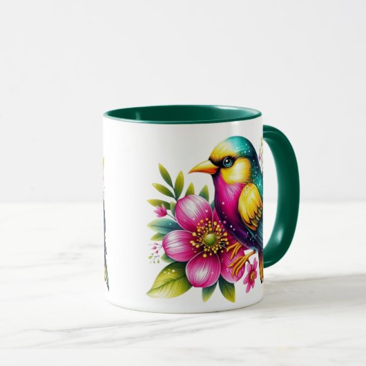 Genesteld in de Natuur Cup Mok (Voorkant rechts)