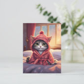 Genesungsgrüße einer kleinen Katze 2 Briefkaart (Staand voorkant)