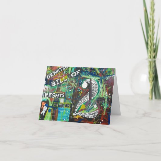 Genetic Bill of Rights Schilderij #2 Kaart (Voorkant)