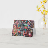 Genetic Bill of Rights schilderij #3 Kaart (Gele Bloem)