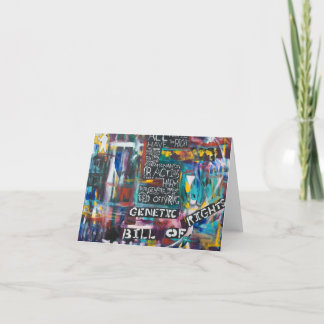 Genetic Bill of Rights schilderij #5 Kaart
