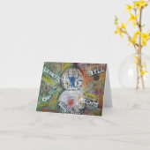 Genetic Bill of Rights Schilderij #8 Kaart (Gele Bloem)