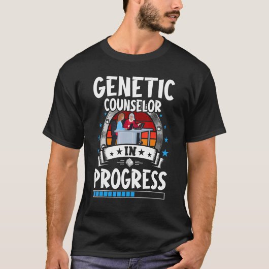 Genetic Counselor In Progress Trainee Student T-shirt (Voorkant)