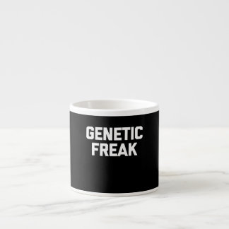 Genetic Freak T-Shirt Funny Gezegde Espresso Kop