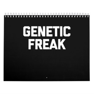 Genetic Freak T-Shirt Funny Gezegde Kalender