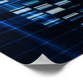 Genetic Science Research as a Medical Abstract Art Poster (Hoek)