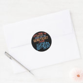 Genetica, Hoofdgeneticus Ronde Sticker (Envelop)
