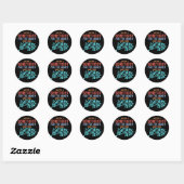 Genetica, Hoofdgeneticus Ronde Sticker (Vel)